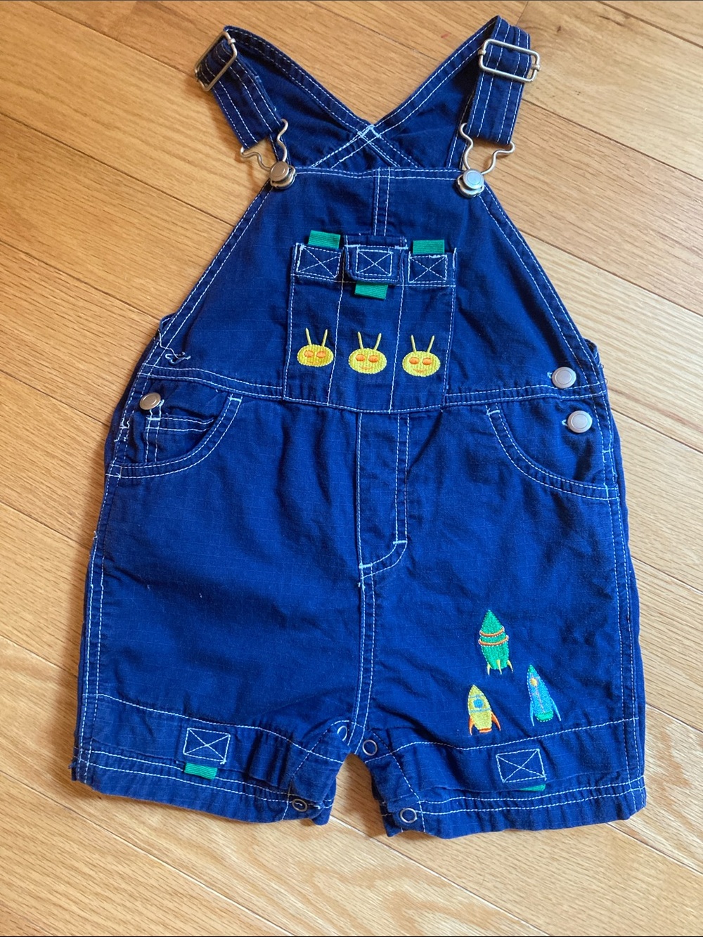 Vintage First Impressions โSpace Raceโ Shortalls